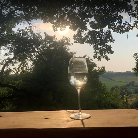 Perchee Les De Fallot - Sauna Bain-froid Piscine Naturelle 木屋 *