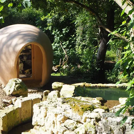 木屋 Perchee Les De Fallot - Sauna Bain-froid Piscine Naturelle *