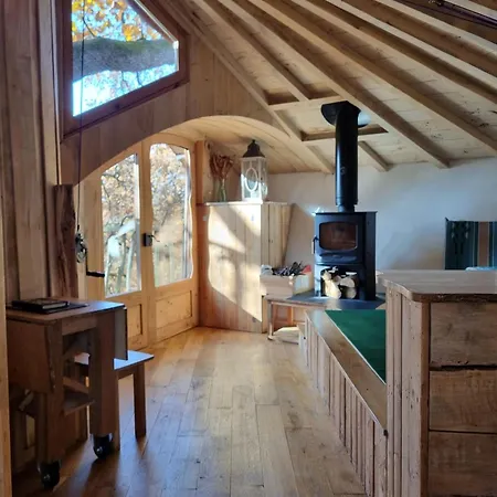 Perchée Les De Fallot - Sauna Bain-froid Piscine Naturelle Chalet *