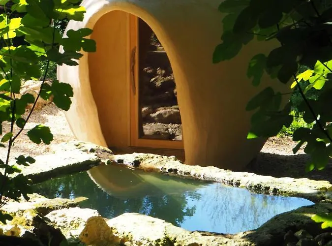 Perchee Les De Fallot - Sauna Bain-froid Piscine Naturelle 木屋 L'isle-Bouzon