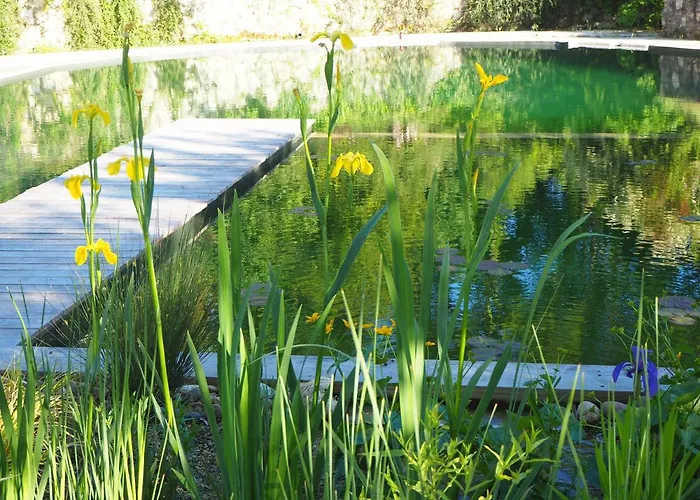木屋 Perchee Les De Fallot - Sauna Bain-froid Piscine Naturelle *