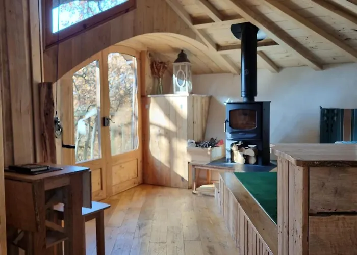 Perchée Les De Fallot - Sauna Bain-froid Piscine Naturelle Chalet *