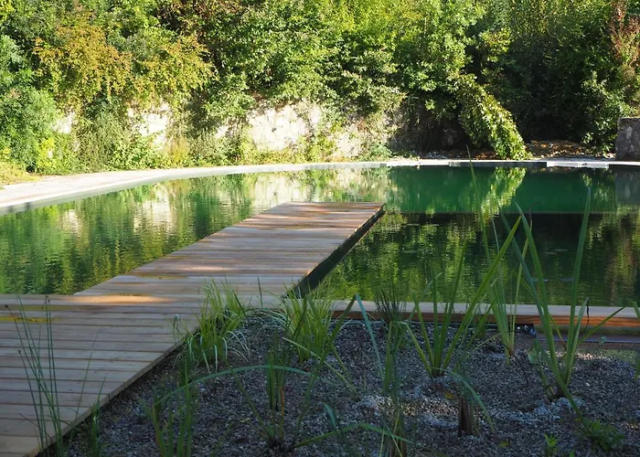 Perchee Les De Fallot - Sauna Bain-froid Piscine Naturelle *